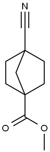 Methyl4-cyanobicyclo[2.2.1]heptane-1-carboxylate 结构式