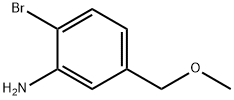 2-溴-5-甲氧基甲基苯胺 结构式