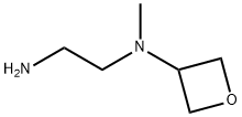 N-(2-aminoethyl)-N-methyloxetan-3-amine 结构式