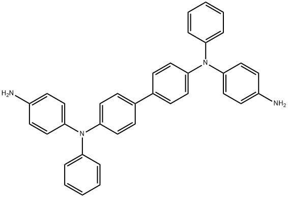 [1,1'-BIPHENYL]-4,4'-DIAMINE, N,N'-BIS(4-AMINOPHENYL)-N,N'-DIPHENYL- 结构式