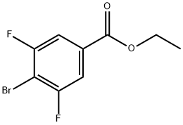 ethyl 4-bromo-3,5-difluorobenzoate 结构式