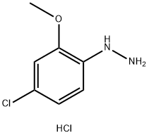 (4-CHLORO-2-METHOXY-PHENYL)-HYDRAZINE HYDROCHLORIDE锛圵S201755锛,WUXI APPTEC" 结构式