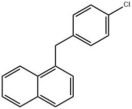 1-(4-Chlorobenzyl)naphthalene 结构式