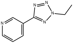 3-(2-乙基-2H-四唑-5-基)吡啶 结构式