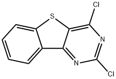 2,4-二氯苯并[4,5]噻吩[3,2-D]嘧啶 结构式