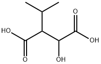 2-Hydroxy-3-isopropylsuccinic acid 结构式