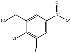 (2-Chloro-3-fluoro-5-nitro-phenyl)-methanol 结构式