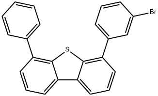 4-(3-溴苯基)-6-苯基-二苯并噻吩 结构式