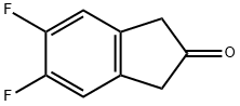 5,6-二氟-2-茚酮 结构式