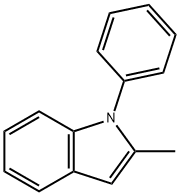 2-methyl-1-phenyl-1H-Indole 结构式