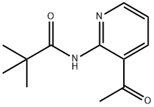 N-(3-acetyl-2-pyridinyl)-2,2-dimethylPropanamide 结构式