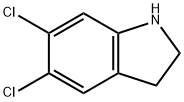 5,6-二氯-1H-吲哚啉 结构式