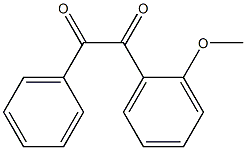 1-(2-甲氧苯基)-2-苯基乙烷-1,2-二酮 结构式