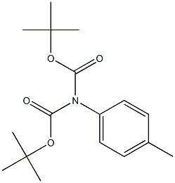 N,N-DIBOC-4-METHYLANILINE 结构式