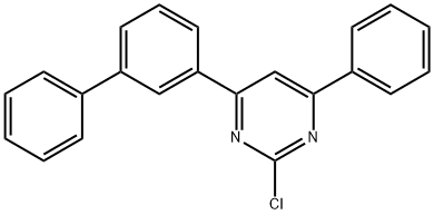 4-[1,1'-联苯]-3-基-2-氯-6-苯基嘧啶 结构式