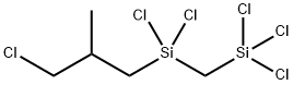 1-(3-氯代异丁基)-1,1,3,3,3-五氯-1,3-二硅丙烷 结构式