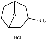 8-Oxabicyclo[3.2.1]octan-3-amine hydrochloride 结构式