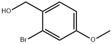 2-溴-4-甲氧基苯甲醇 结构式