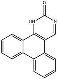 二苯并[F,H]喹唑啉-2(1H)-酮 结构式