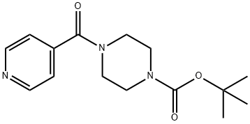 tert-butyl 4-isonicotinoylpiperazine-1-carboxylate 结构式