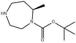 叔-丁基 (7R)-7-甲基-1,4-重氮基庚环-1-甲酸基酯 结构式