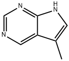 5-甲基-7H-吡咯并[2,3-D]嘧啶 结构式