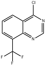 4-氯-8-(三氟甲基)喹唑啉 结构式