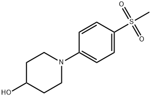 1-(4-苯甲磺酰基)-4-羟基哌啶 结构式