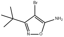 3-tert-butyl-4-bromoisoxazol-5-amine 结构式