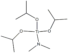 Tris(i-propoxy)dimethylaminotitanium, 97% 结构式