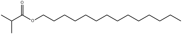 异丁酸十四酯 结构式