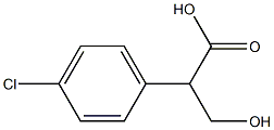 2-(4-氯苯基)-3-羟基丙酸 结构式