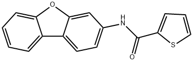N-(dibenzo[b,d]furan-3-yl)thiophene-2-carboxamide 结构式