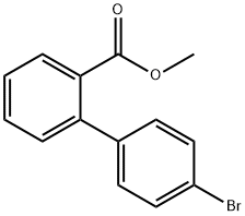 methyl 4'-bromo-[1,1'-biphenyl]-2-carboxylate 结构式