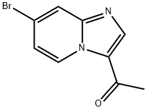 1-(7-溴咪唑并[1,2-A]吡啶-3-基)乙-1-酮 结构式