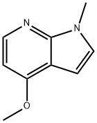 4-methoxy-1-methyl-1h-pyrrolo[2,3-b]pyridine 结构式