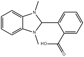 2-(1,3-dimethyl-2H-benzimidazol-2-yl)benzoic acid 结构式