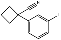 1-(3-fluorophenyl)cyclobutane-1-carbonitrile