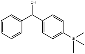 4-(TRIMETHYLSILYL)BENZHYDROL 结构式