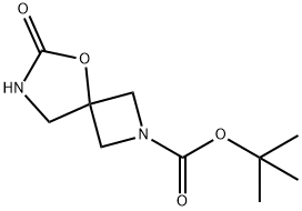 叔丁基 6-氧代-5-氧杂-2,7-二氮杂螺[3.4]辛烷-2-羧酸盐 结构式