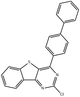4-（[1,1'-联苯] -4-基）-2-氯苯并[4,5]噻吩并[3,2-d]嘧啶  结构式
