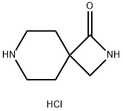 2,7-二氮杂螺[3.5]壬烷-1-酮盐酸盐 结构式