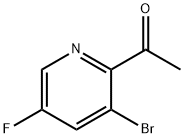 1-(3-溴-5-氟吡啶-2-基)乙酮 结构式