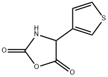 4-(3-噻吩基)噁唑烷-2,5-二酮 结构式