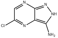 5-CHLORO-1H-PYRAZOLO[3,4-B]PYRAZIN-3-AMINE 结构式