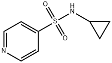 Pyridine-4-sulfonic acid cyclopropylamide 结构式