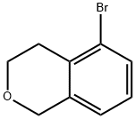 5-溴异苯并二氢吡喃 结构式