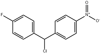 1-(Chloro(4-fluorophenyl)methyl)-4-nitrobenzene 结构式