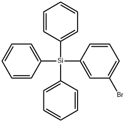 (3-溴苯基)三苯基硅烷 结构式