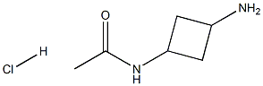 N-(3-aminocyclobutyl)acetamide hydrochloride 结构式